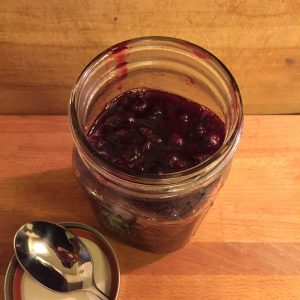 homemade blueberry sauce