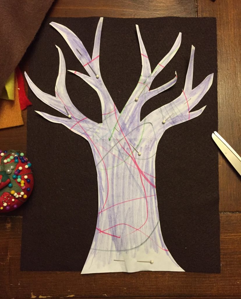 Autumn Tree Felt Board