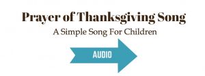 Prayer of Thanksgiving Song audio sample