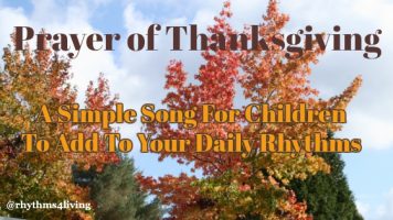 Prayer of thanksgiving