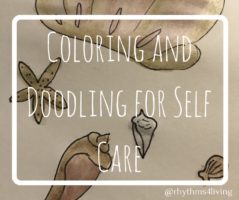 coloring and doodling for self-care