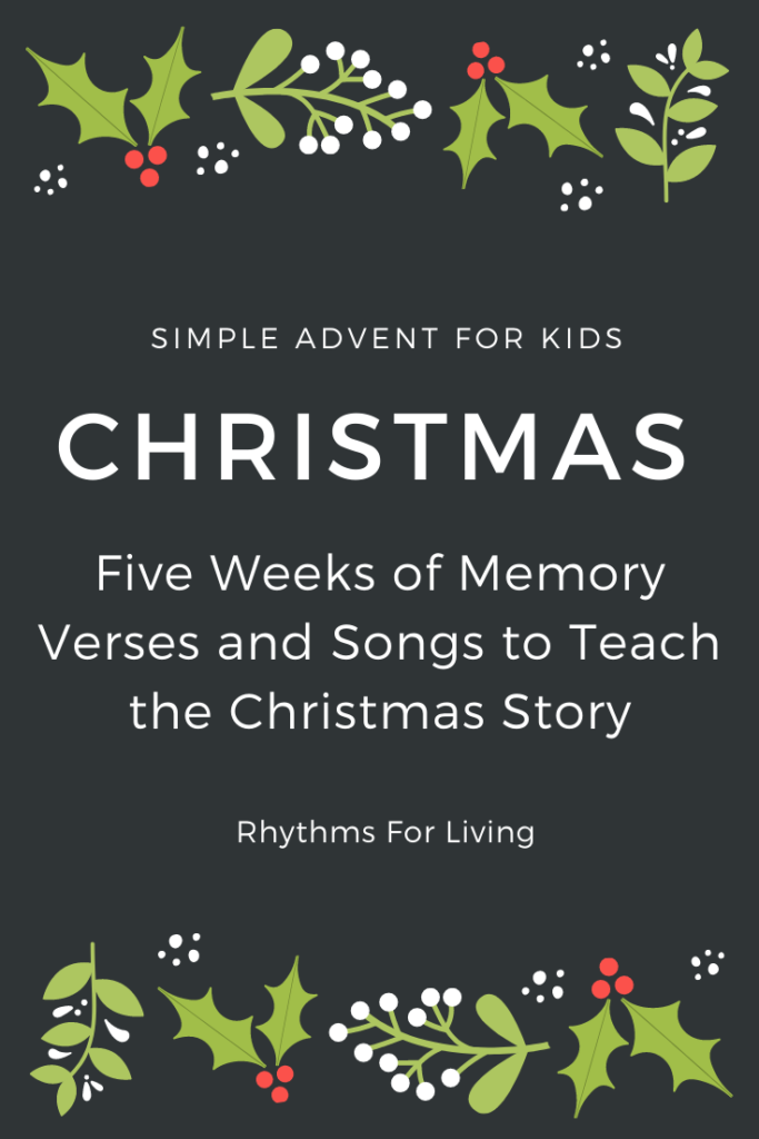 simple advent for kids