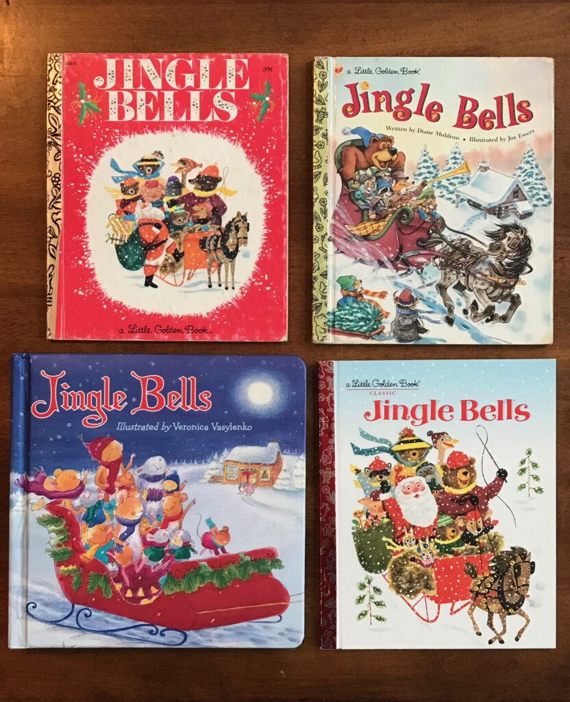 Vintage 1964 Jungle Bells Little Golden Book